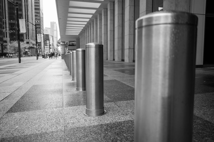 Stainless steel bollard cover