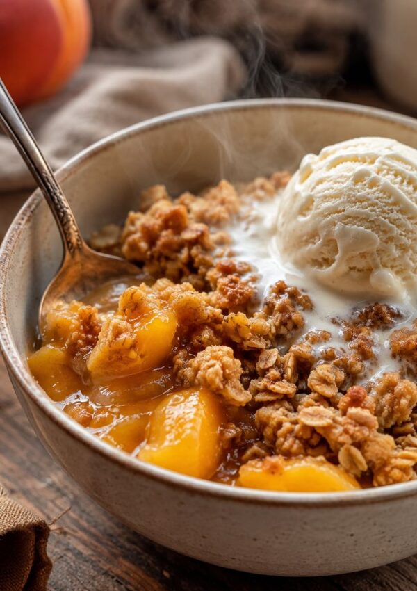 Fresh & Tasty Peach Crisp