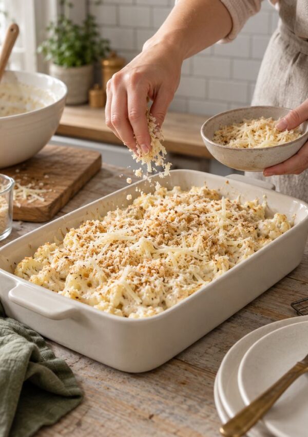 Cauliflower Au Gratin That Comes Out Bubbly and Golden Every Time