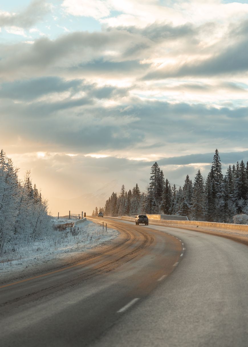 Seasonal, slow travel scenery