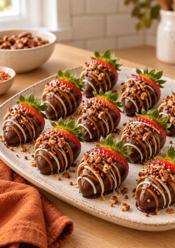 Thanksgiving Chocolate Covered Strawberries Everyone Fights Over