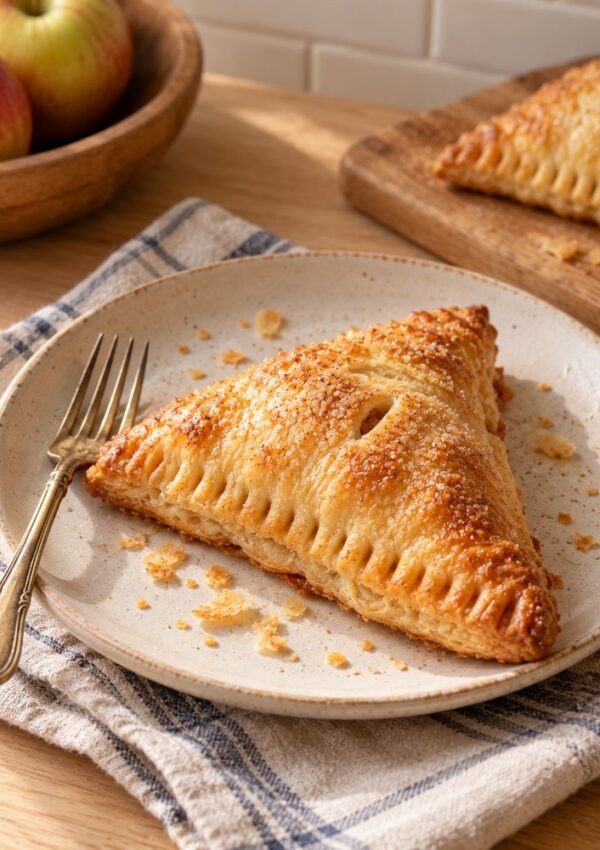 Flaky Apple Turnovers With Cinnamon Brown Sugar Filling and a Golden Crisp Crust