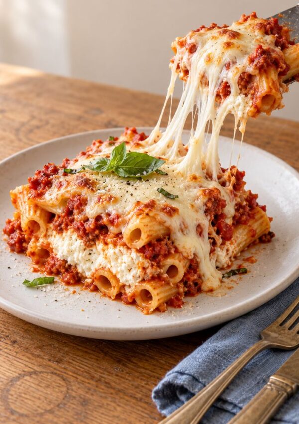 Baked Ziti With Ricotta