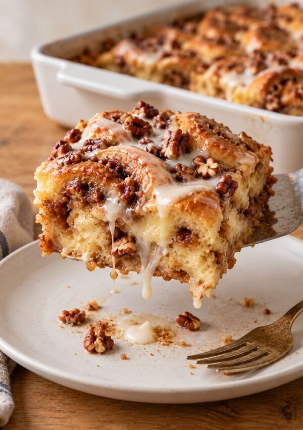 Easy Cinnamon Roll Casserole