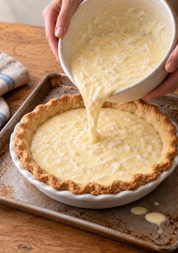 Old Fashioned Coconut Custard Pie