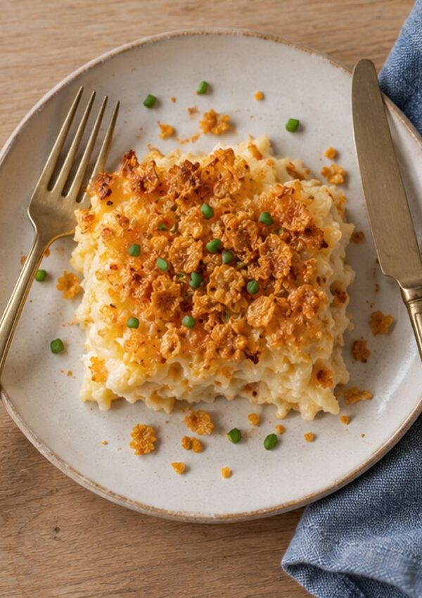 Funeral Potatoes With a Buttery Cornflake Crunch