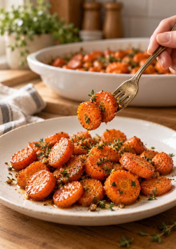 Glazed Carrots With a Honey Brown Sugar Glaze