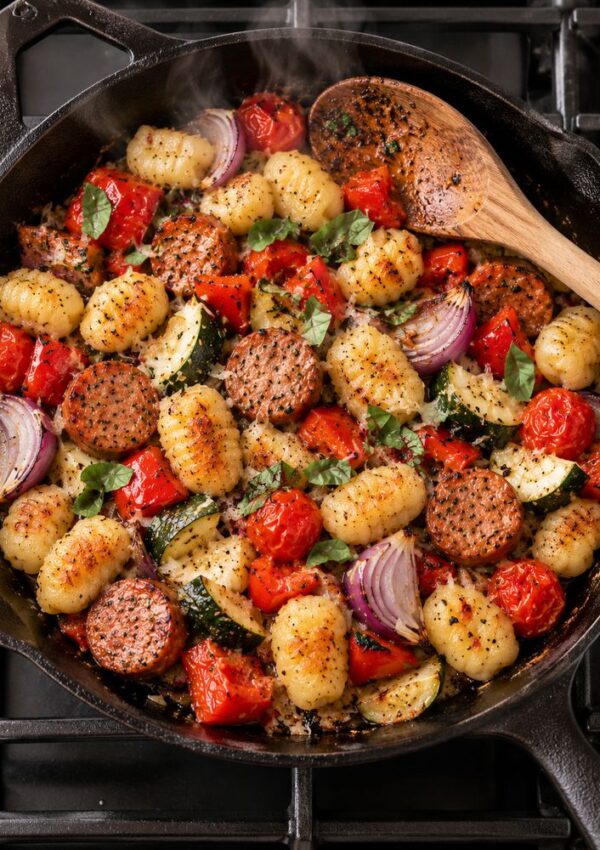 Easy Gnocchi Sheet Pan Dinner With Crispy Edges