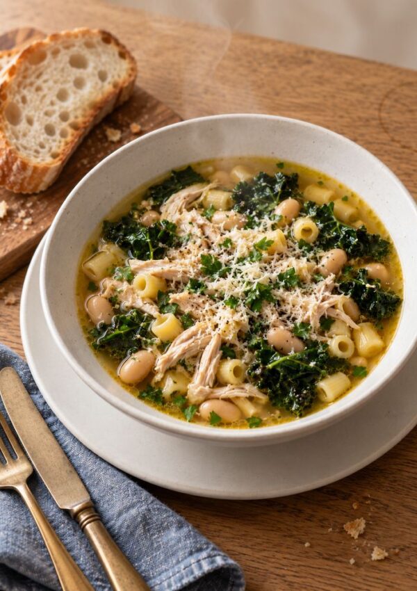 Italian Penicillin Soup With Ginger, Garlic and Lemon