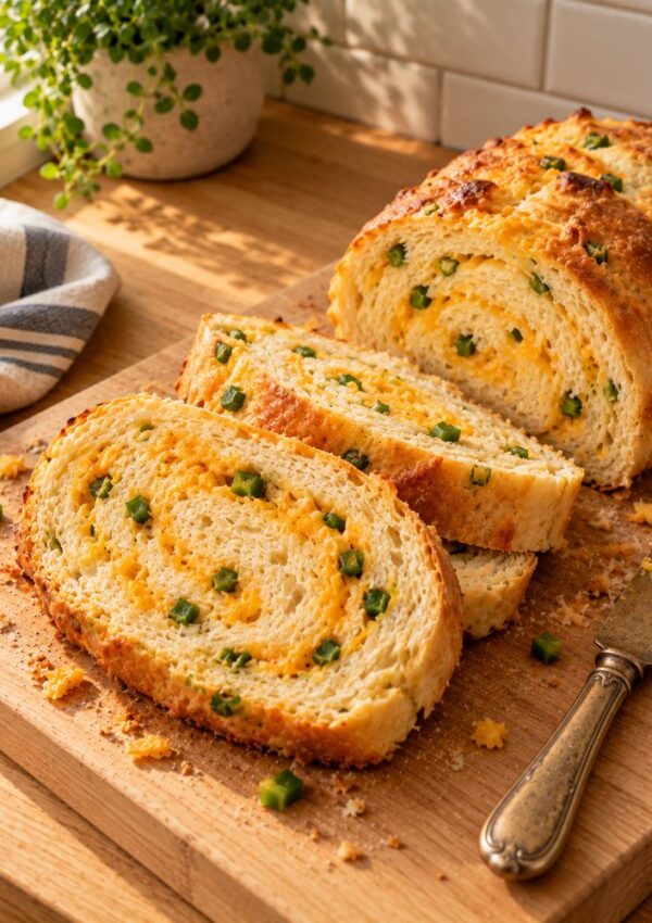 Jalapeno Cheddar Bread Packed With Flavor