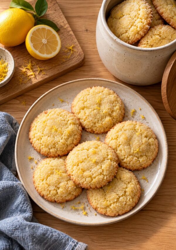 Soft Lemon Cookies With Bright Flavor