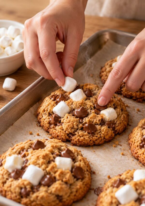 Gooey Smores Cookies